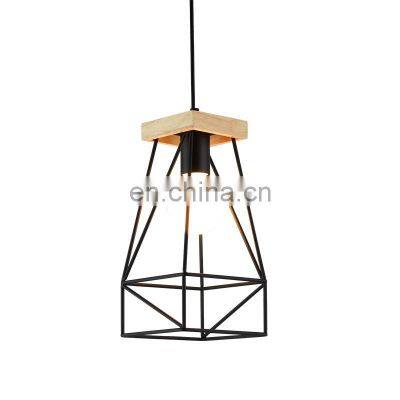 Modern Metal Cage Pendant Ceiling Lamp Indoor Pendant Light Colorful Hanging Chandelier Living Room