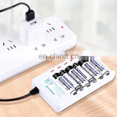 Doublepow 6 Slots Smart Intelligent Rapid Cell Charger for 1.2V AA AAA Ni-MH Ni-CD Rechargeable Battery