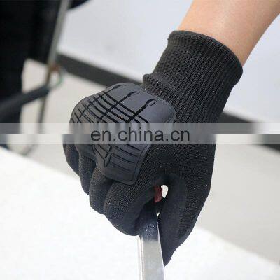 Wholesale Industrial Hand Protection Custom Work Safety Gloves With Sandy Nitrile Coated Tpr Gloves