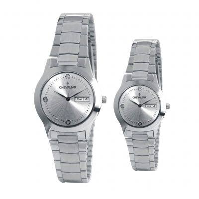 Stainless Steel Fashion Women Watches Man Ultrathin Quartz Watch