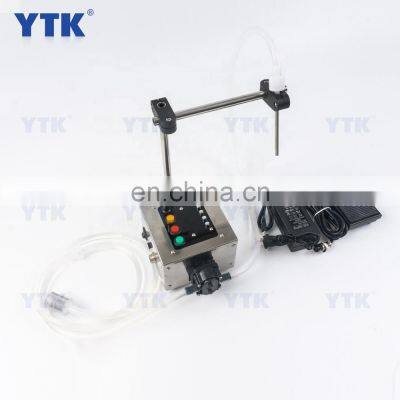 New Mini High Accuracy Semi Automatic Gear Pump Filling Machine Miniral Water Juice Soda PET Bottle Liquid Filler Prices