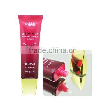 30mm High quality clear printed PE square plastic tube with Screw cap