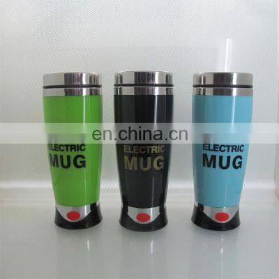 OEM Heating Spinning Stainless Steel Customized Self Coffee Automatic Stirring Mug