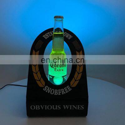 Black Acrylic Bottle Display Stand Red Wine Display Stand photo-5