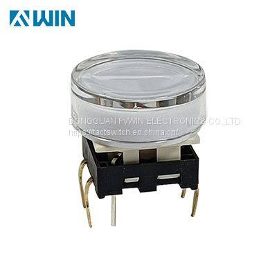 Control Panel Illuminated 16mm Transparent Button Switch photo-3