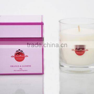 200g Scented Candle glass candle Jar ,Home Decorative wax candle jar SA-2064