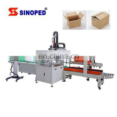 Full Automatic Soda Bottle Water Packing Machine Seperate Pack In Carton Machine Case Packer