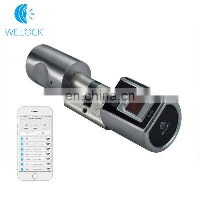 Dual Smart Door Lock Fingerprint Lock Qr Code Door  Eletronic lock