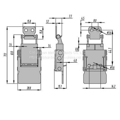 Stainless Steel Spring Loaded Safety Snap Lock Adjustable Toggle Catch Clamp Draw Latch for Case Box Door Cabinet