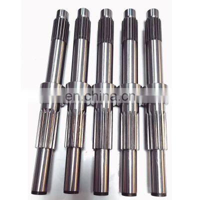 Customized Carbon Vertical Engine Cnc Machining Stainless Steel Spline Cam Air Pump Shaft