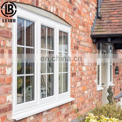 Conch Profile UPVC/PVC Double Glass Window Plastic Sliding Window with High Quality