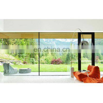 Aluminum Sliding Doors Sliding French Tempered Laminated Double Triple Glazed big aluminium casement doors for house