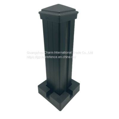 Aluminum alloy column accessories balustrade villa fence column cap column girth 80 column skirt