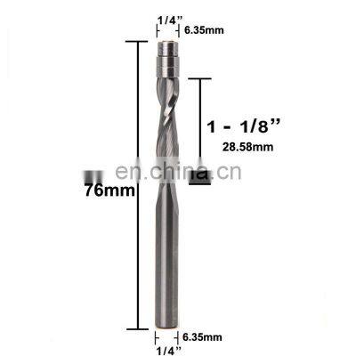 Wood Milling Cutters Woodworking Tools Cnc Router Bits Milling Cutter For Wood Solid Carbide-tipped Cutter End Mill 6mm Shank