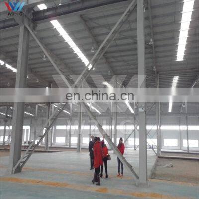 WZH Customized Sample Room Low Cost Multi Floor Steel Prefab Warehouse photo-3