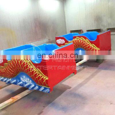 Park Attraction Family Ride Playground Ride Cheap Kids Games Mini Dragon Roller Coaster for Sale