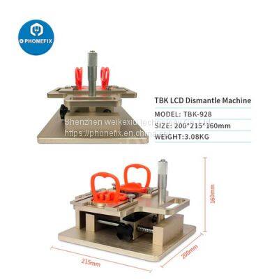 TBK-928 Original LCD touch screen dismantling and separating machine for mobile phone intensive repair