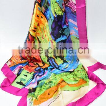 Silk Pashmina Shawl Scarf photo-4