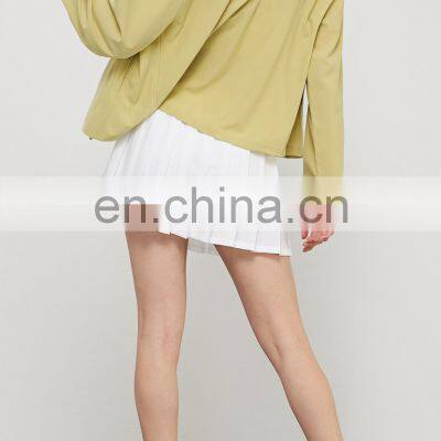 New Arrival Anti-UV Cool Fabric Loose Casual Outdoor Sports Gym Fitness Wear Full Zip Yoga Jacket UPF 50+ Pocket For Women photo-3