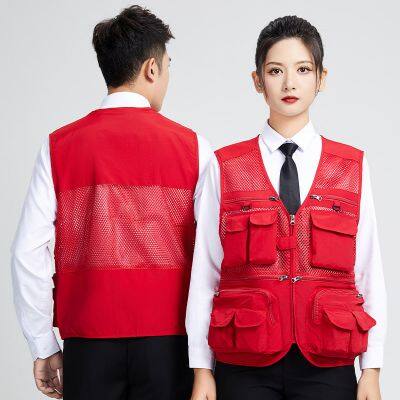14 Pocket Reflective Safety Vest Workwear Breathable, Durable, Comfortable, and Fashionable photo-3