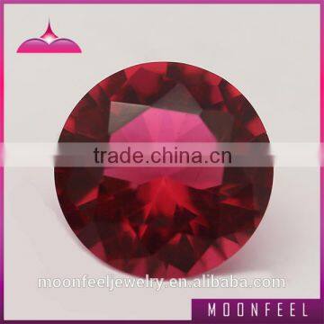 ruby red diamond cut glass gems wholesale