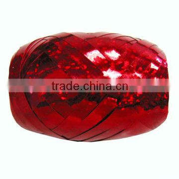 HOT SALE ! Red Holographic Curly Ribbon, Curlied Ribbon Egg, Ribbon Cops