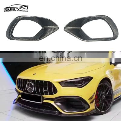 C118 CLA45 Front Bumper Air Vent Air Fog Light Frame For Mercedes Benz C118 CLA45