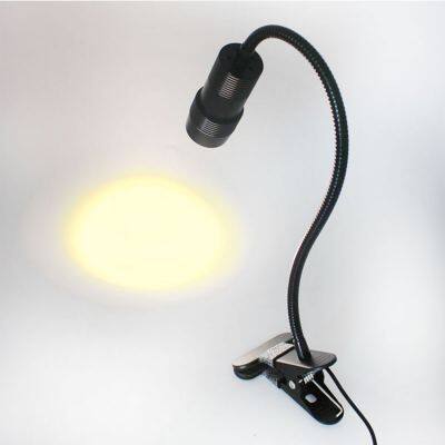 10W 5 Levels Light Gooseneck Led Grow Light Full Spectrum Clip Desk Lamp for Potted Plant Office Family Plant