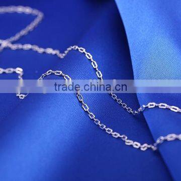 Wholesale Fashion Jewelry Rhodium Plated Cheap Cable Chain Necklace photo-6