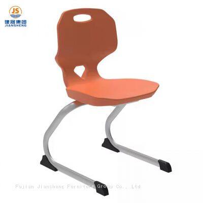 Single Student Chair With Plastic Shell and Metal Frame photo-3