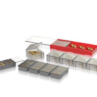 Carbide Insert Plastic Grid Box Tube Packaging With Plastic Lids photo-6