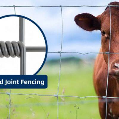 Clôture de ferme pour moutons/chèvres tricotée en treillis métallique soudé galvanisé