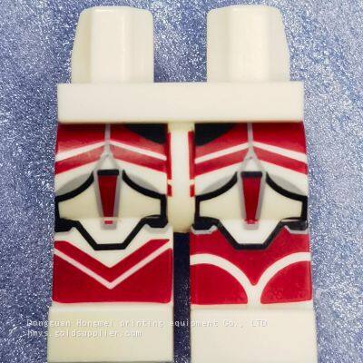 LEGO minifigure PAD printing and processing, toy minifigure body part printing