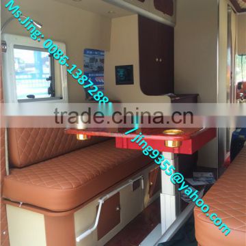 Mini mobile caravan / camper car with table, air conditioner, kitchen, bathroom, TV,awnings,etc