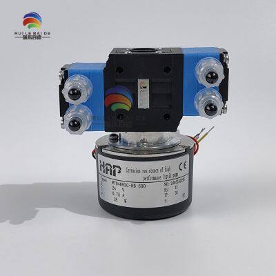 The Best-selling HAP WT04692C-HB600 Fast-paced Flat Dual-head Liquid Diaphragm Pump is Used in Inkjet Printers.