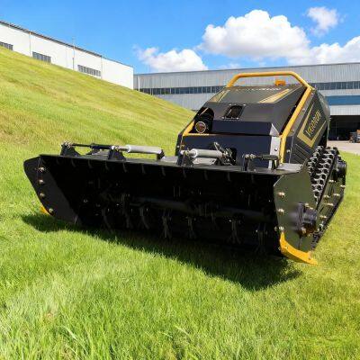Vigorun Tech Remote Control Lawn Mower Rubber Tracks User-Friendly Remote Adjustment for Crop Areas photo-2