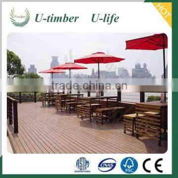 The king of quantity wood plastic WPC decking floor