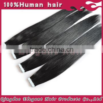 silver hair 40 pieces/bag tape hair extension