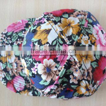 Wholesale In-stock Flora Flat Peaked Snapback Hat