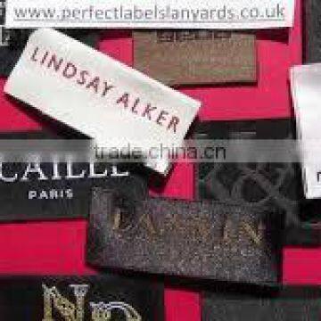 Cheap custom woven labels/ satin labels/ company labels