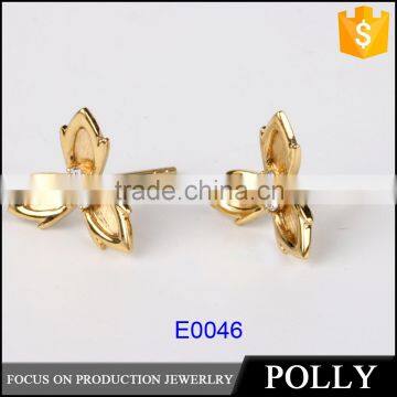 2015 Hot Selling Fashion Earring Designs New Model Earrings Sun Micro Plates Ladies Gold Earrings photo-3