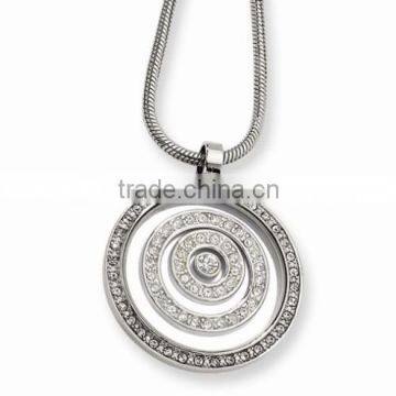CNC CZ SETTING Pendant jewelry stainless steel