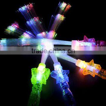 Adult Kids Fashion LED Fiber Stick Flashing Lights up Glow Sticks Party Concert Xmas Halloween