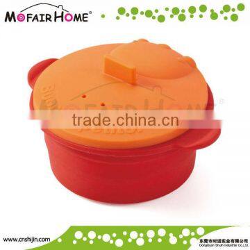 Kitchenware Round shaped silicone foldable bowls (FD004)