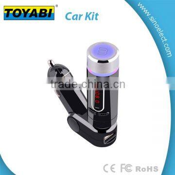 New Universal High Quality Wireless Bluetooth Handsfree Car Kit Fm Transmitter Modulator Car Mp3 Player with Mic Music Control