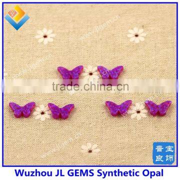 Synthetic Opal Jewelry Pink Op61 Butterfly Pendant for Making Necklace and Bracelet photo-4