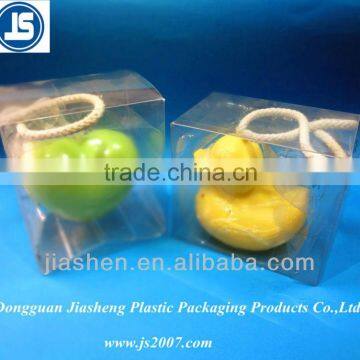 transparent pvc plastic toys packaging folding box