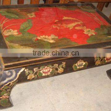 Chinese antique furniture hand painted coffee table LWD506-3