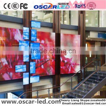 New products alibaba LED window shop GLASS advertising rgb XW5 led soft transparent glass wall display sign