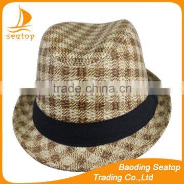 2016 China high quality hat manufacturer paper straw hat for lady